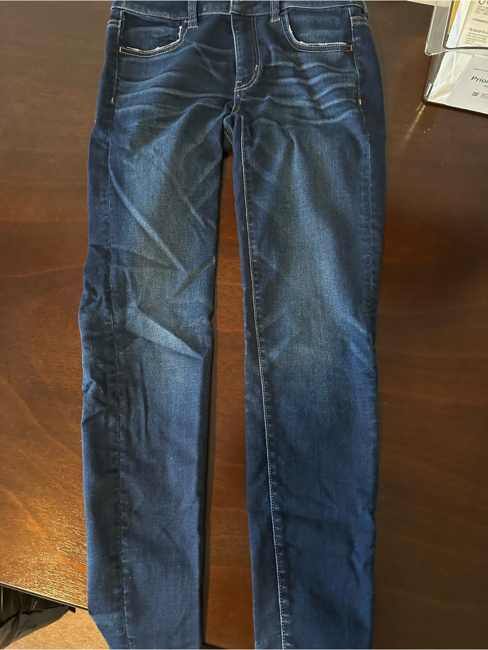 American Eagle Outfitters Navy Stretch Skinny Jeans